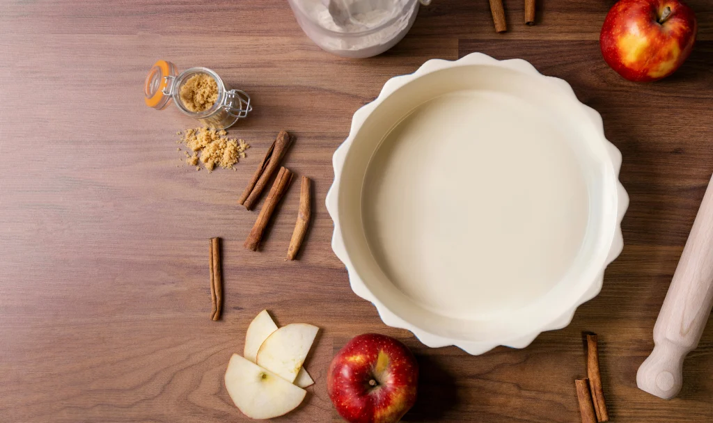 autumn apple recipes in a simple baked dish with oats